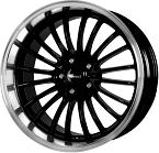 Brock B24-GP Schwarz Glanz Horn Poliert SGHP