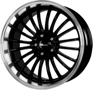Brock B24-GP Schwarz Glanz Horn Poliert SGHP