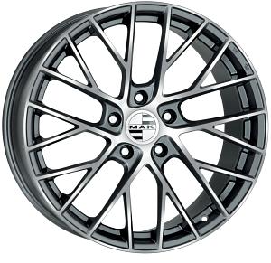 Mak Monaco D Gun Metal Mirror Face
